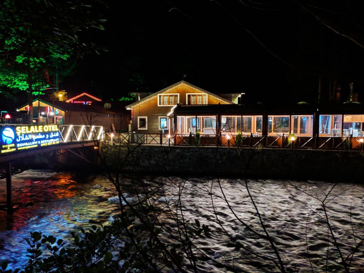 Uzungol Selale Otel Bungalow Bagian luar foto