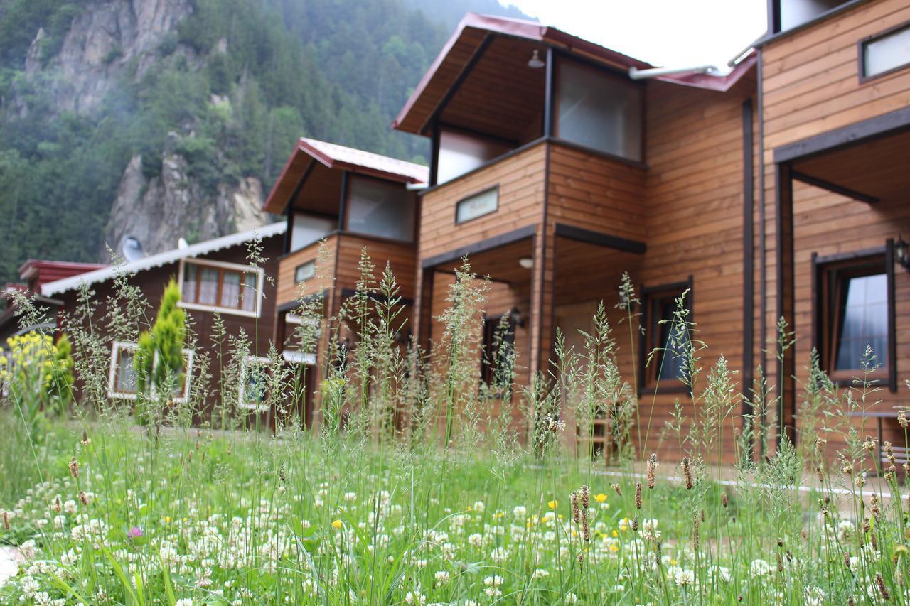 Uzungol Selale Otel Bungalow Bagian luar foto