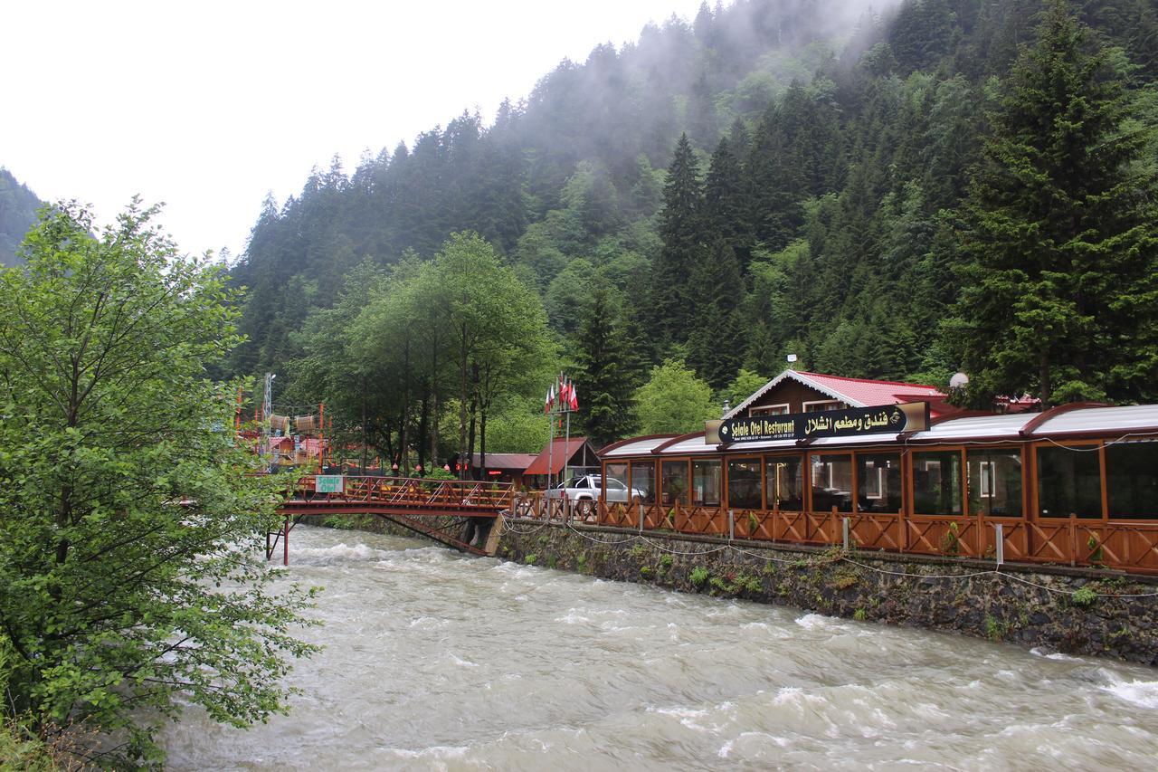 Uzungol Selale Otel Bungalow Bagian luar foto