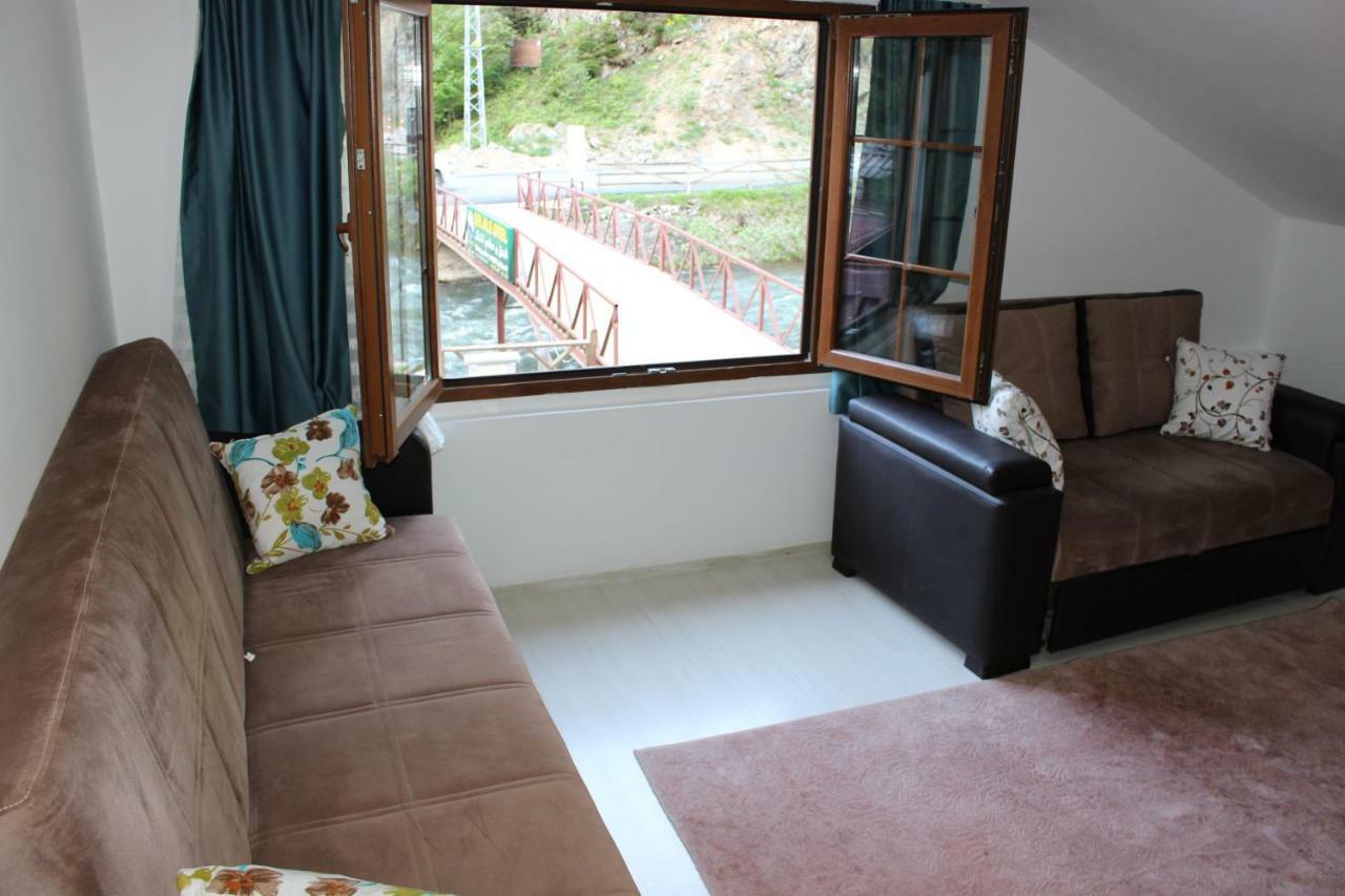 Uzungol Selale Otel Bungalow Bagian luar foto