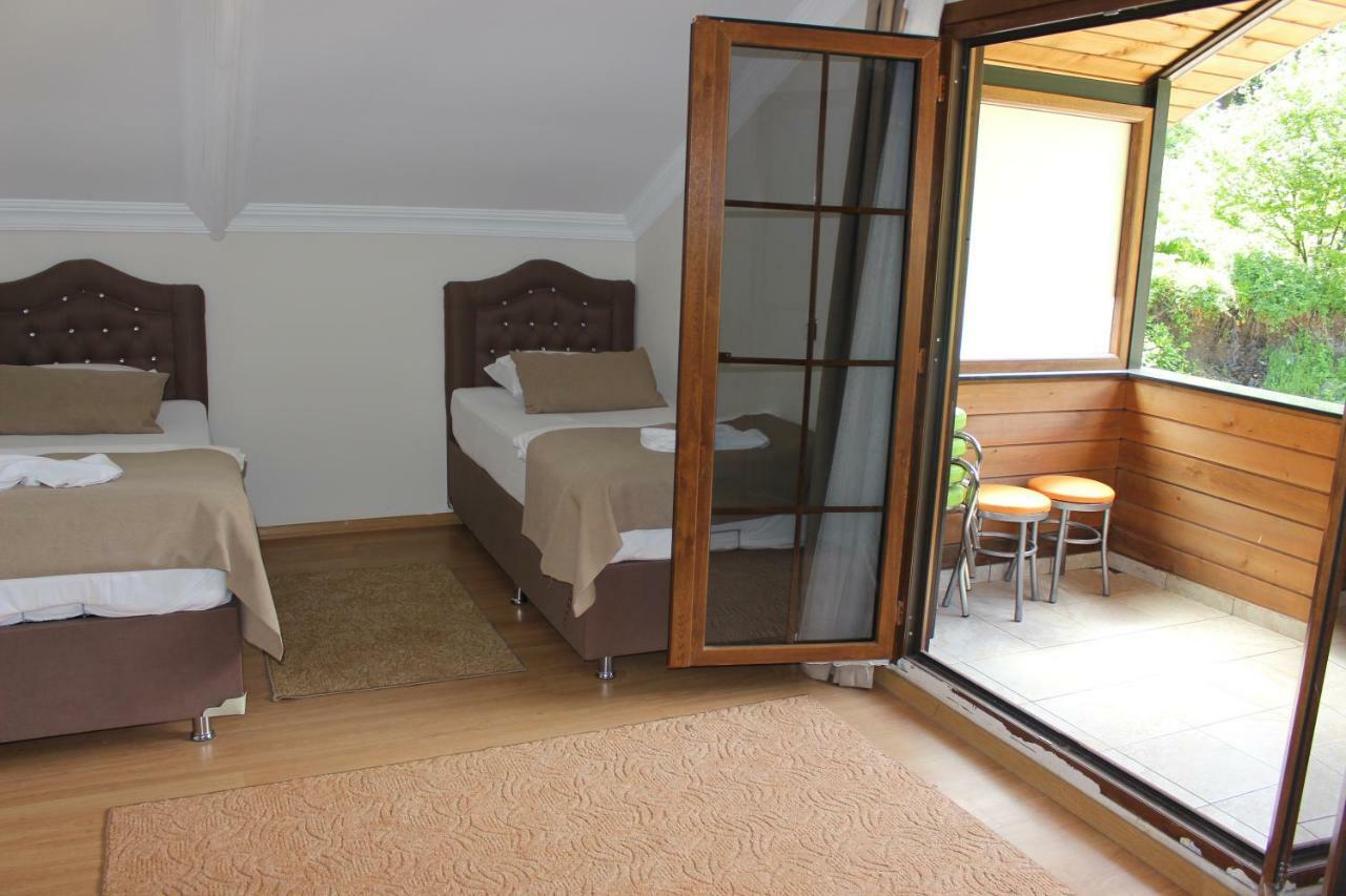 Uzungol Selale Otel Bungalow Bagian luar foto