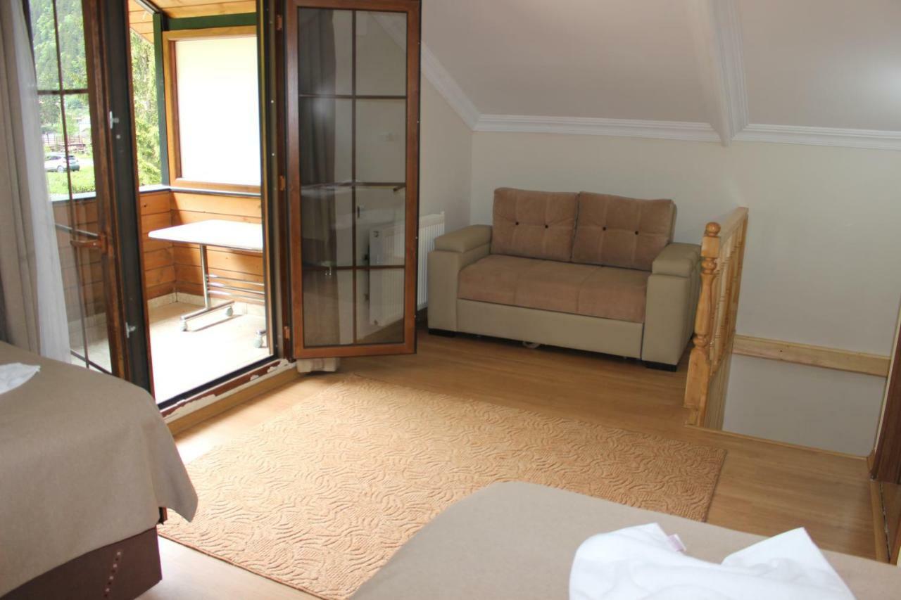 Uzungol Selale Otel Bungalow Bagian luar foto