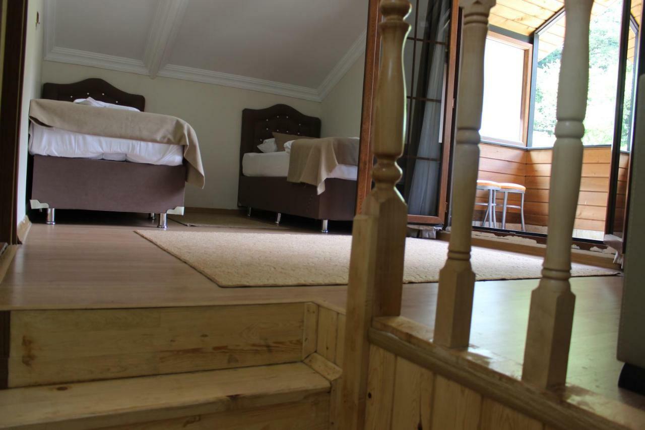 Uzungol Selale Otel Bungalow Bagian luar foto